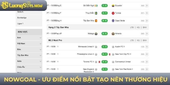 Điểm hấp dẫn của trang nowgoal đã thu hút thành viên