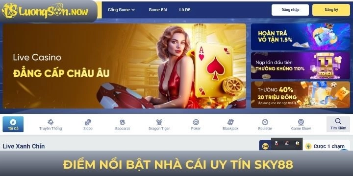 Khám phá một vài điểm nổi bật về nhà cái Sky88