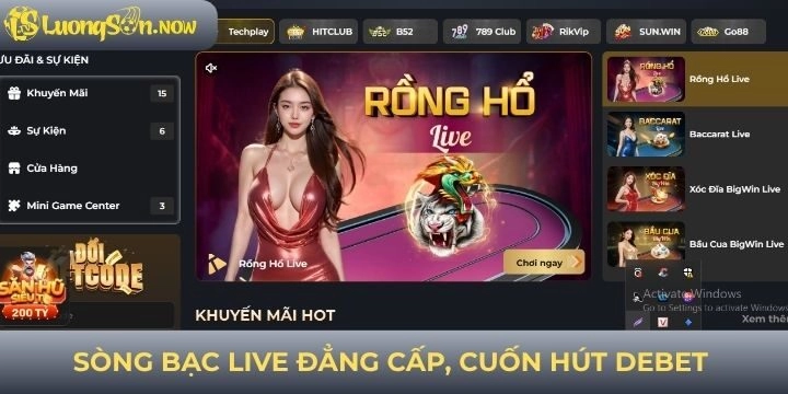 Các sản phẩm nổi bật tại nhà cái Debet