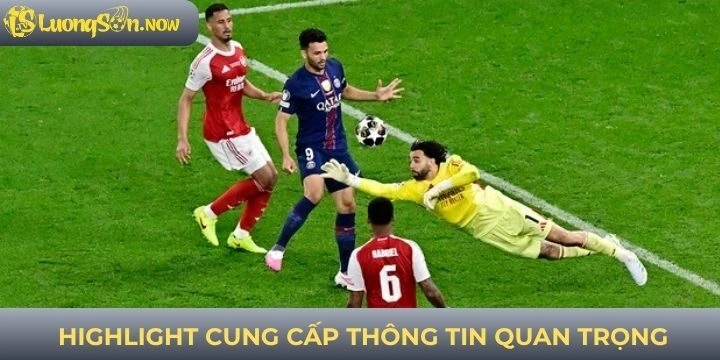 Các thông tin thương có trong video highlight bóng đá