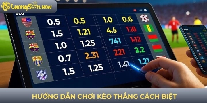 Hướng dẫn chơi kèo thắng cách biệt cho tân thủ