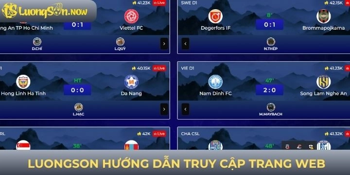 Luongson tạo điều kiện cho mọi người giải trí dễ dàng