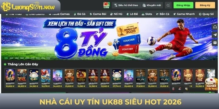 Nhà cái uy tín hot nhất 2026 -Uk88