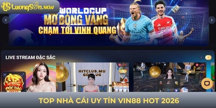 Top nhà cái uy tín Vin88 hot 2026