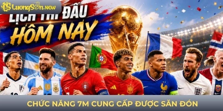 Các tính năng hấp dẫn có thể trải nghiệm tại 7m