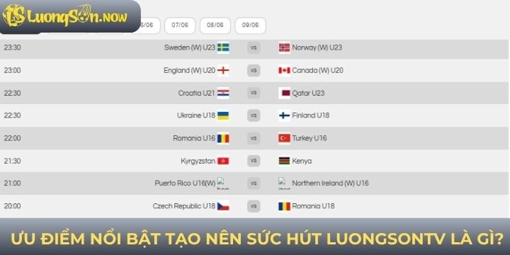 Những điểm nổi bật và chất lượng của kênh luongsontv