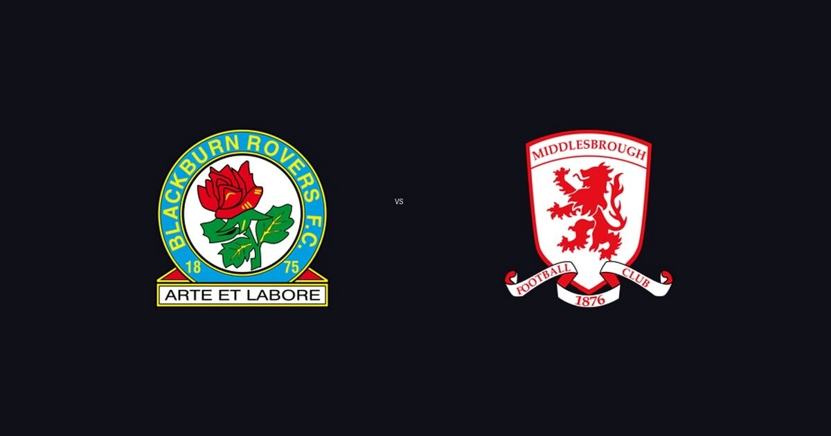 Blackburn Rovers FC vs Middlesbrough FC