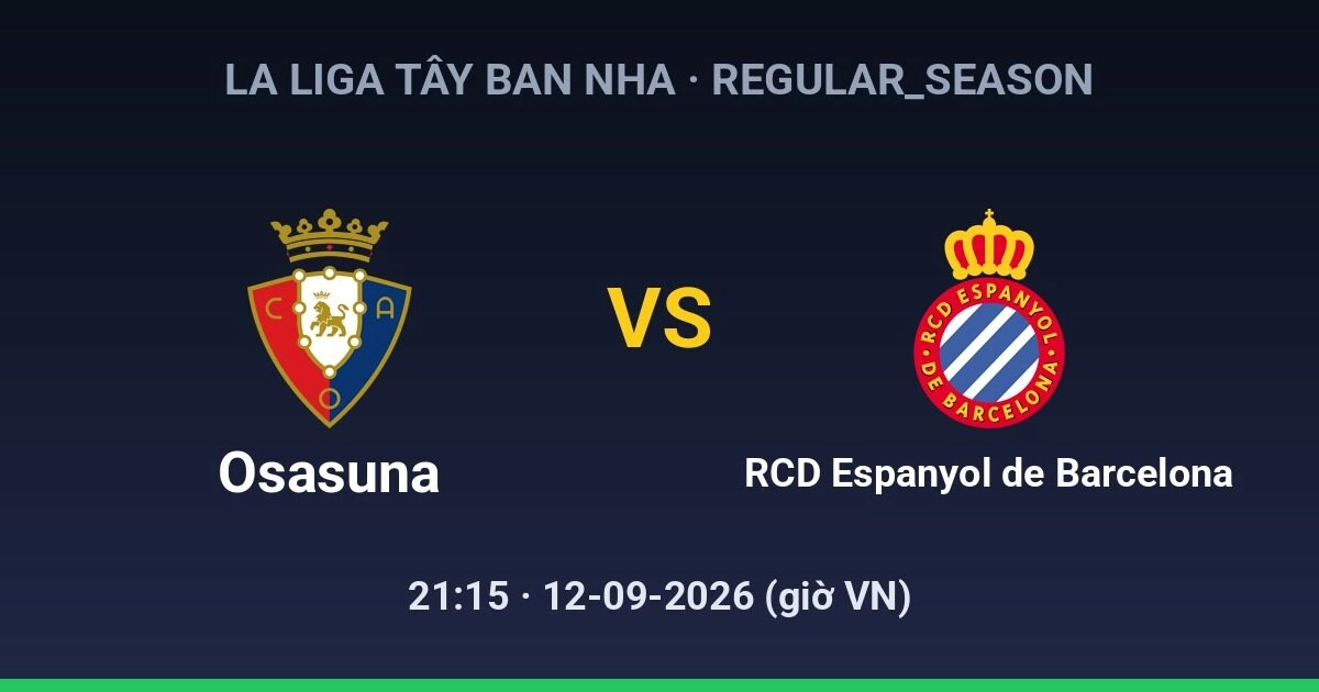 CA Osasuna vs RCD Espanyol de Barcelona