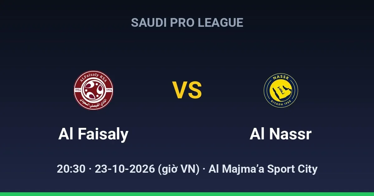 Al Faisaly vs Al Nassr