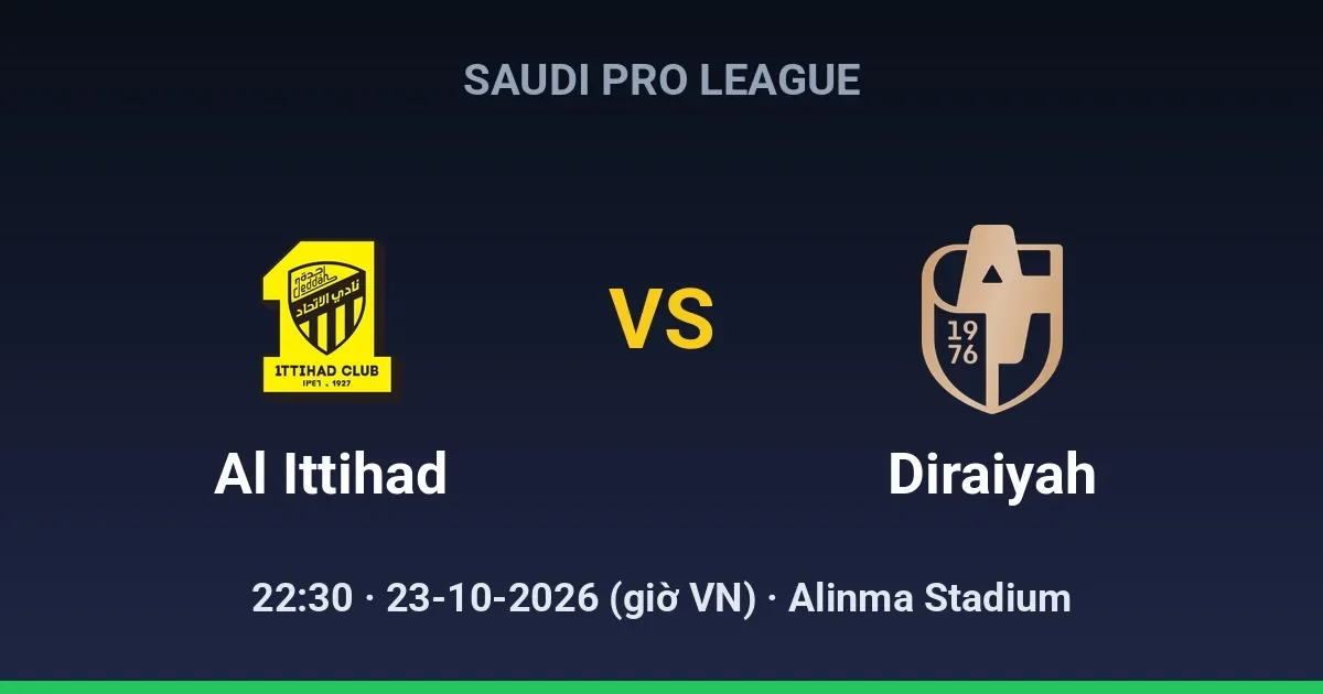 Al Ittihad vs Diraiyah