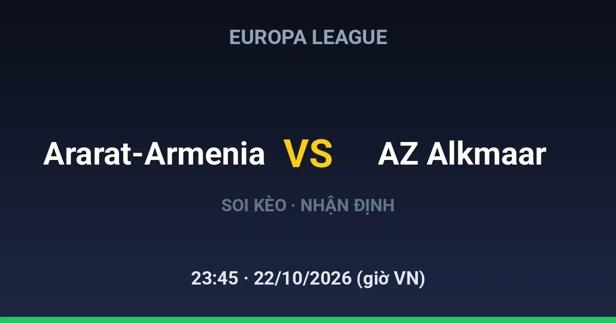 Ararat-Armenia FC vs AZ Alkmaar