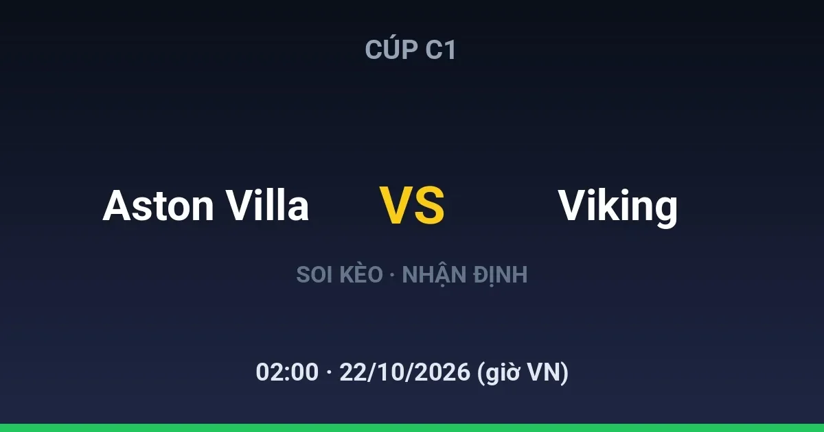 Aston Villa vs Viking