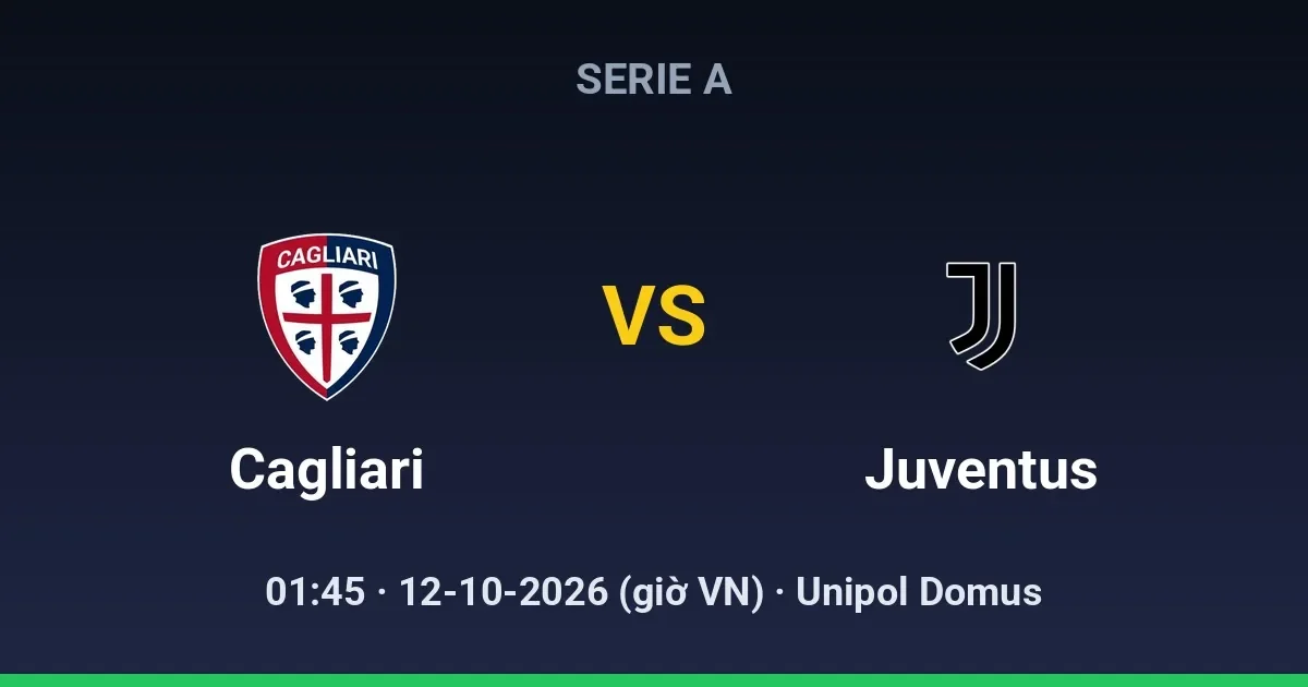 Cagliari vs Juventus