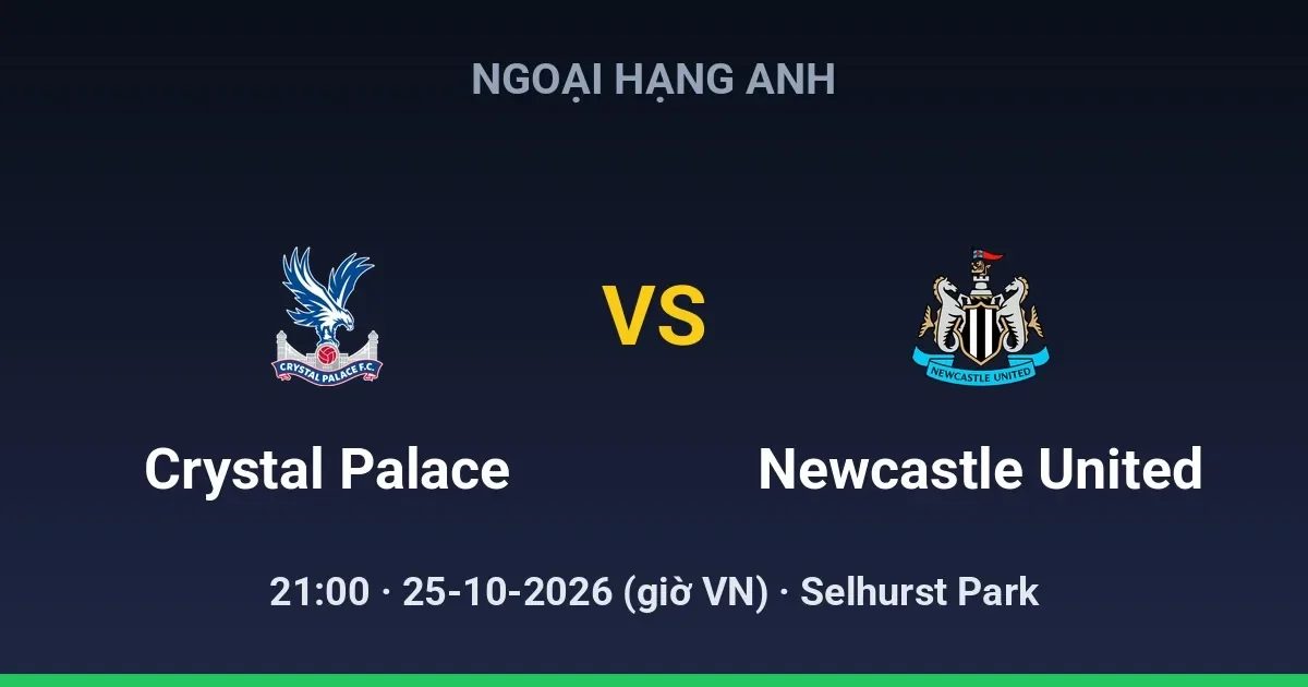 Crystal Palace vs Newcastle United