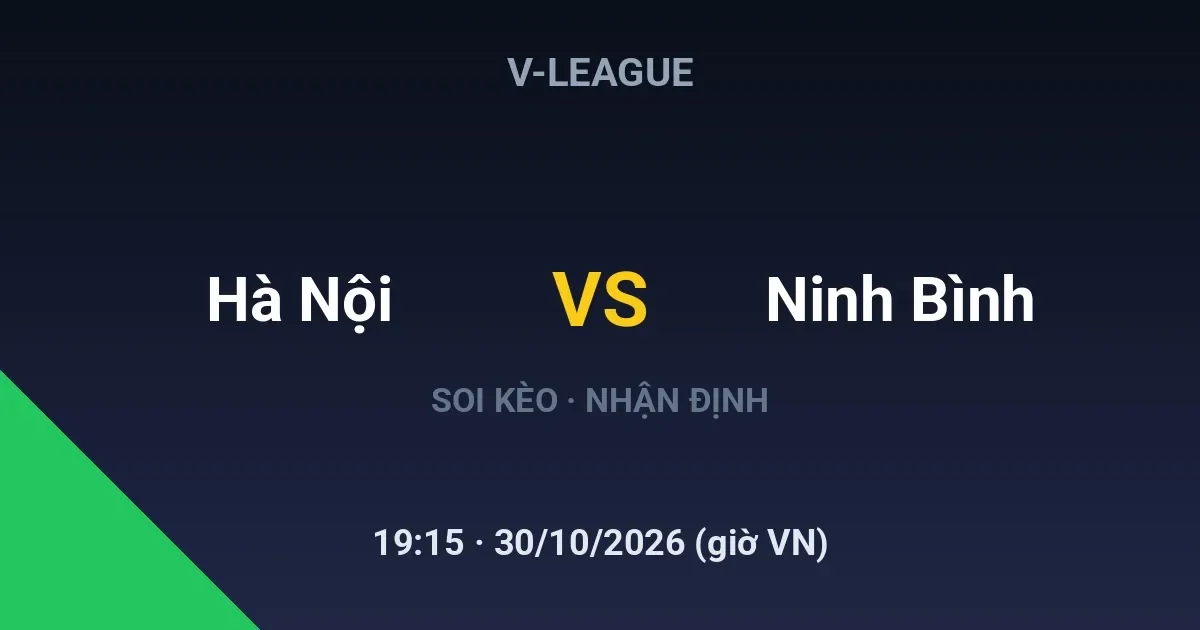 Hà Nội vs Ninh Bình