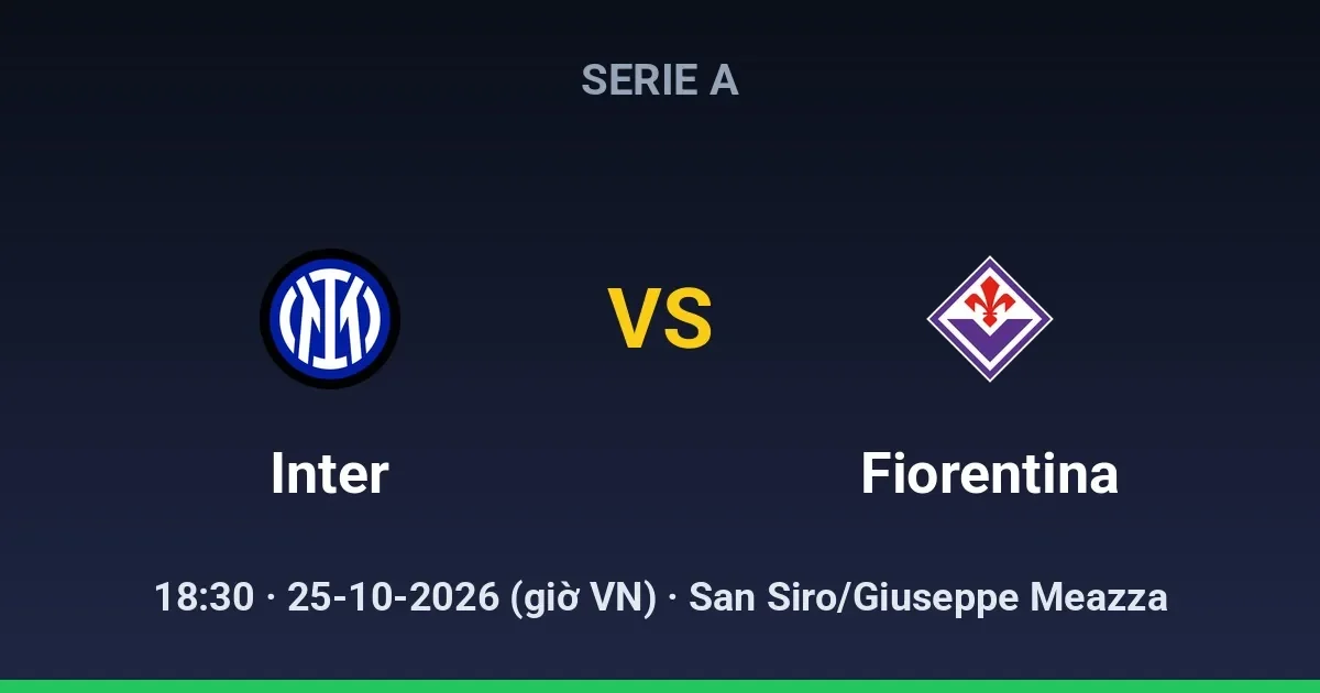 Inter vs Fiorentina