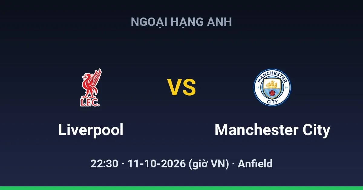 Liverpool vs Manchester City