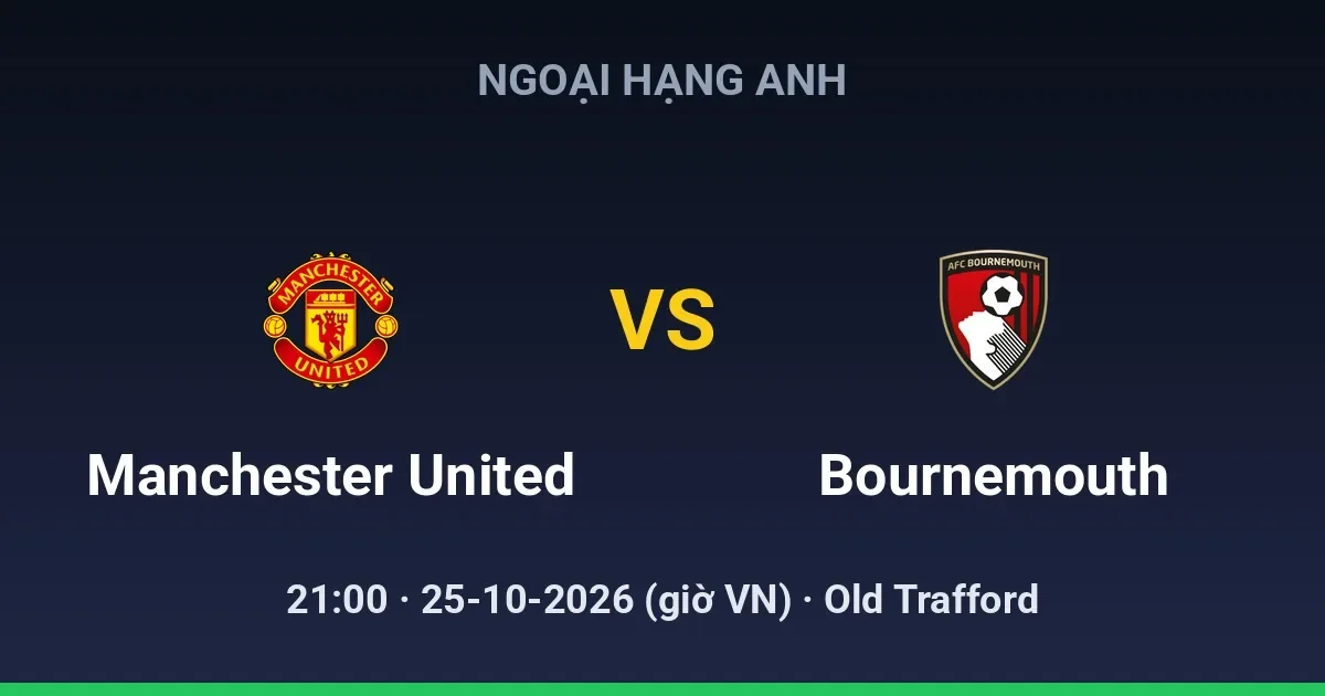 Manchester United vs Bournemouth