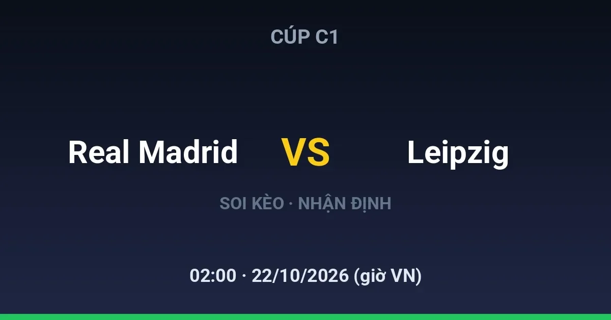Real Madrid vs RB Leipzig