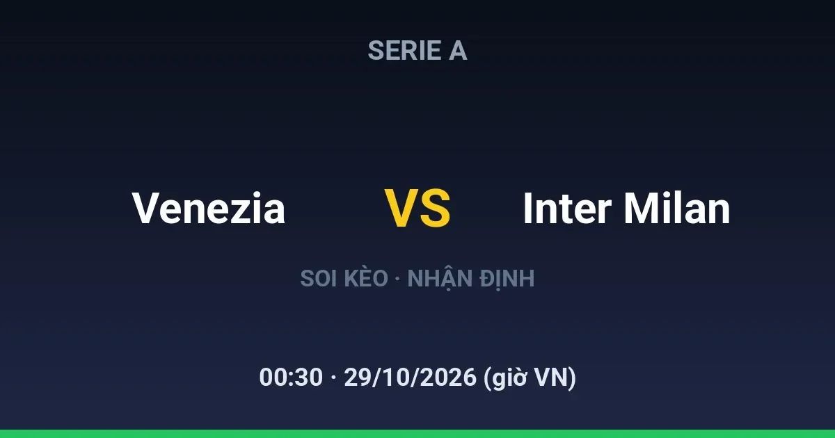 Venezia vs Inter Milan